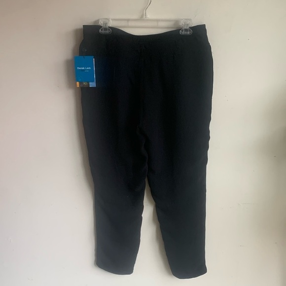Derek Lam For Design Nation Pleated Black Ankle Length Pants Sz 10 NWT - Picture 6 of 12
